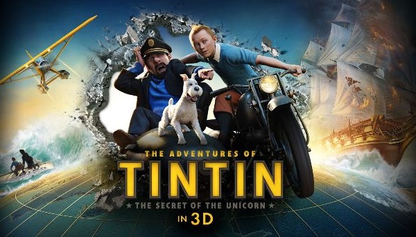 copy The Adventures of Tintin DVD for a nice visual trip