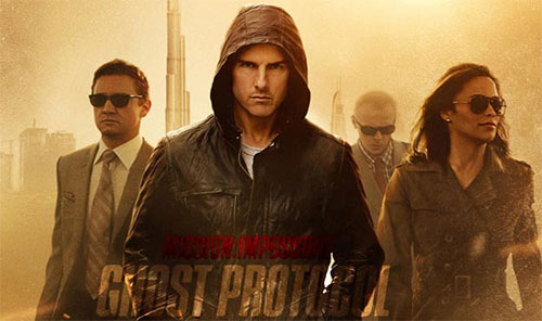 rip Mission: Impossible Ghost Protocol DVD - Mission: Impossible Ghost Protocol movie poster